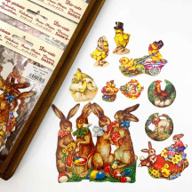 Easter Bunnies Loose Easter Paper Scrap Pack